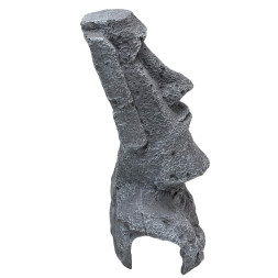 Декорація Hobby Moai Ora 2 15×12×22см - статуя Моаї з укриттям для акваріума і тераріуму (41718)
