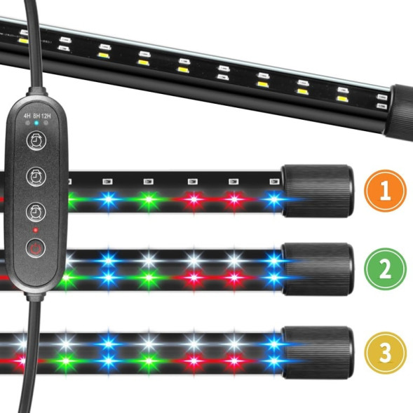 Светильник Kruger Meier LAFLORA S-Line 40 32см 4.5W LED для аквариума с таймером