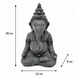 Декорация Hobby Mitra 12x8x20см - восточная Zen-статуя для аквариума и террариума (41721)