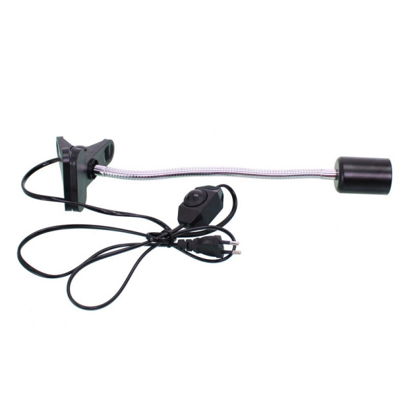 Світильник для тераріуму Terrario ReptiSun Long з гнучким плечем, затискачем і регулятором потужності до 200 Вт