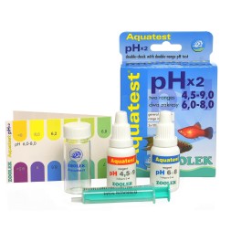 Тест pH (4,5-9,0)/(6,0-8,0) Zoolek Aquatest pH x2 (1020)