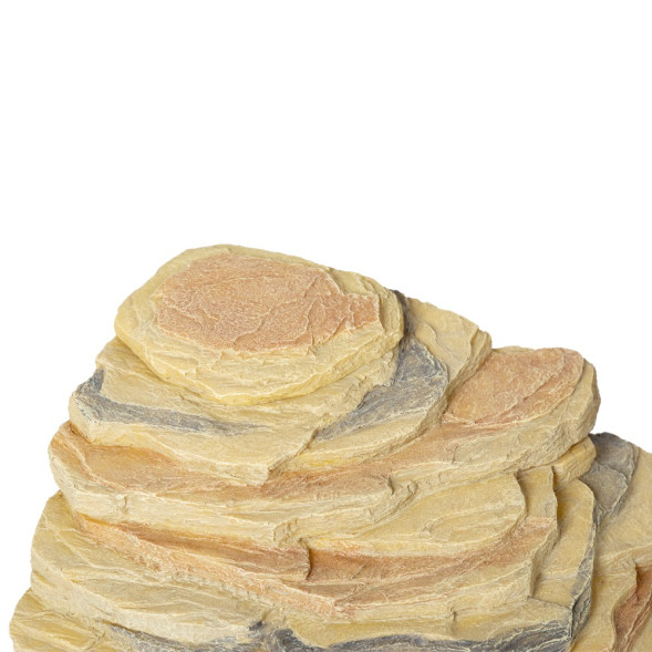 Печера Repti-Zoo Leopard Gecko Rock Set 27x16,5x13см (ERS42) з укриттям, мисками і платформою для рептилій