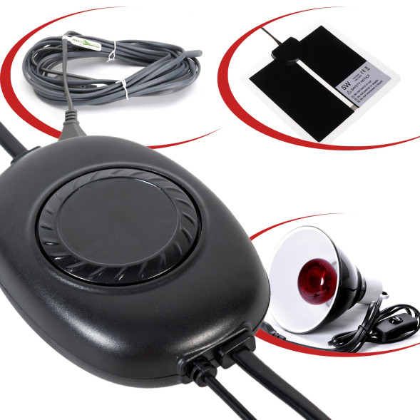 Термостат з регуляцією потужності Repti-Zoo PID Dimming Mini Thermostat 500Вт. (TC03)