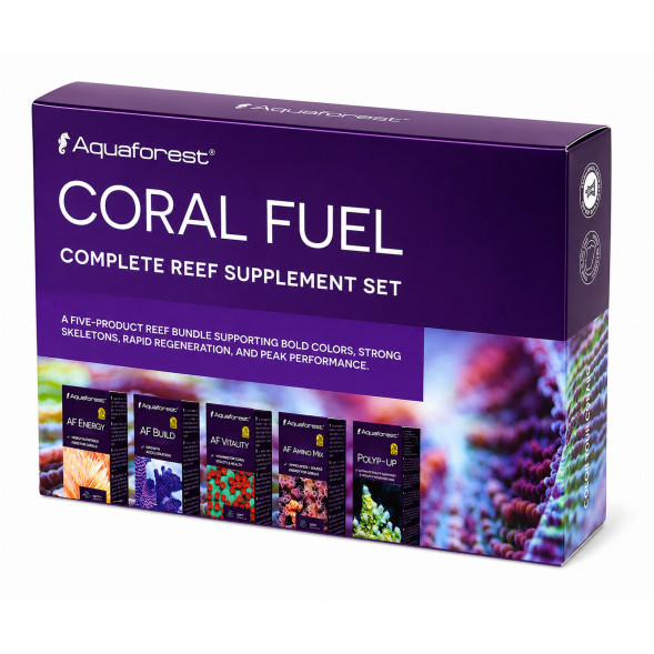 Комплекс добавок для росту та кольору коралів SPS і LPS Aquaforest Coral Fuel 5x10 мл