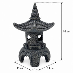 Декорация Hobby Maso Temple 11×11×16см для аквариума и террариума (41729)