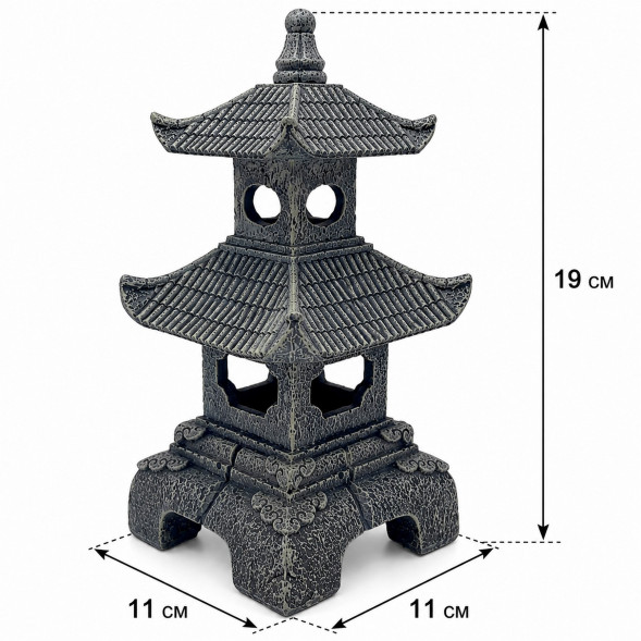Декорация Hobby Senso Temple 11×11×19см для аквариума и террариума (41731)