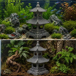 Декорация Hobby Senso Temple 11×11×19см для аквариума и террариума (41731)