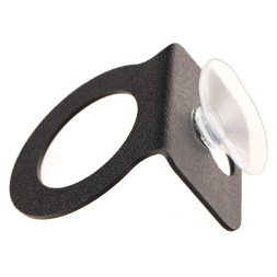 Підвісна миска для деревних рептилій Terrario Gecko Bar Black з двома чашами та присоскою