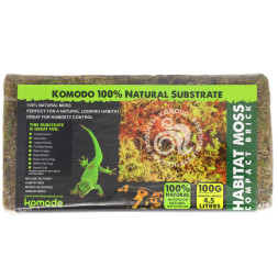 Живой мох Komodo Habitat Moss 100г 4.5л (83030)