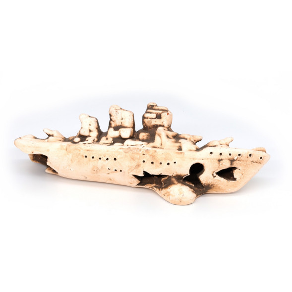 Грот керамический Aqua Nova броненосец 25x9x7см (N-22039)