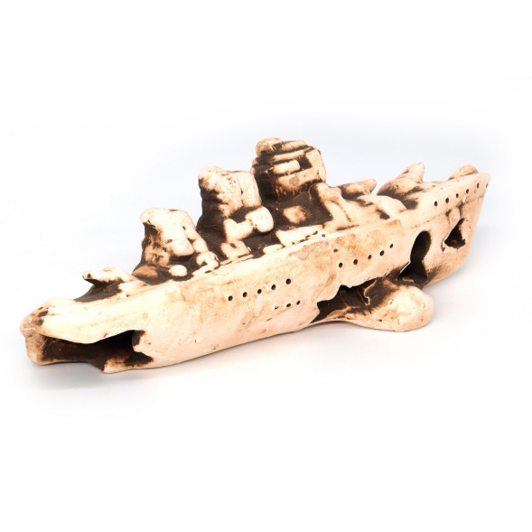 Грот керамический Aqua Nova броненосец 25x9x7см (N-22039)