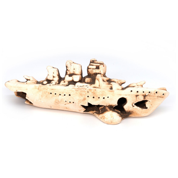 Грот керамический Aqua Nova броненосец 25x9x7см (N-22039)