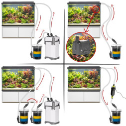 Внешний префильтр для аквариума Kruger Meier FlowPure Pro 1600 (16/22 мм) — 1,6 л