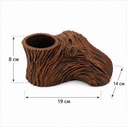 Декорация Hobby Root Wood Cave 2 19x14x8см для аквариума и террариума (41791)