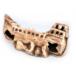 Грот керамический Aqua Nova крушение корабля GALEONA 26x12x10см (N-22041)