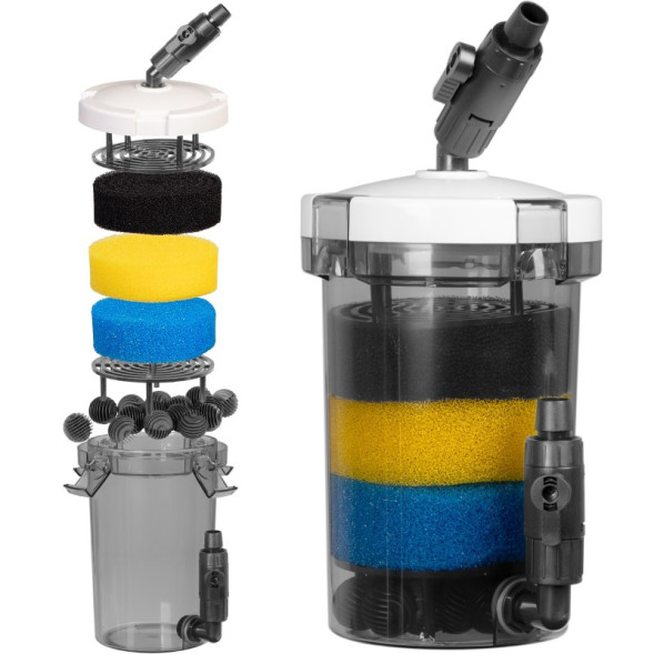 Внешний префильтр для аквариума Kruger Meier FlowPure Pro 2700 (16/22 мм) — 2.7 л