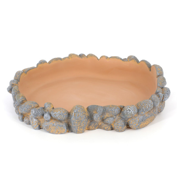 Поилка для рептилий Hobby Drinking bowl Pebbles M 21x16x3,5см (36401)