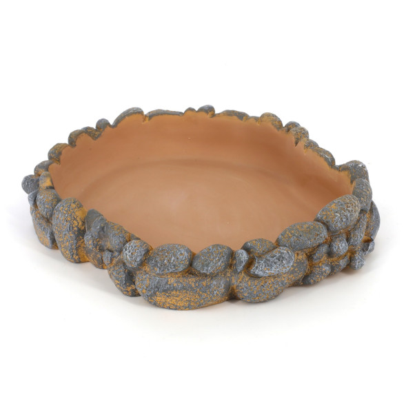 Поилка для рептилий Hobby Drinking bowl Pebbles M 21x16x3,5см (36401)