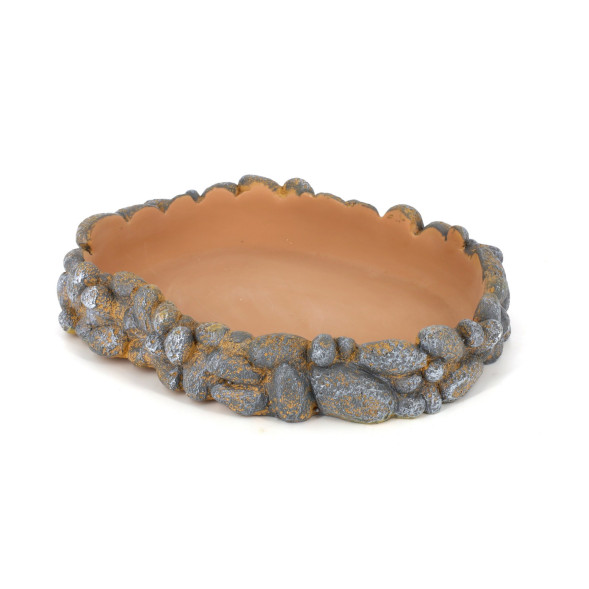 Поилка для рептилий Hobby Drinking bowl Pebbles M 21x16x3,5см (36401)