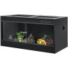 Тераріум з ПВХ Repti-Zoo Terrarium PVC 90x45x45 см (CN904545PN) з скляними дверцятами для рептилій і амфібій