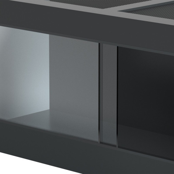 Тераріум з ПВХ Repti-Zoo Terrarium PVC 90x45x45 см (CN904545PN) з скляними дверцятами для рептилій і амфібій