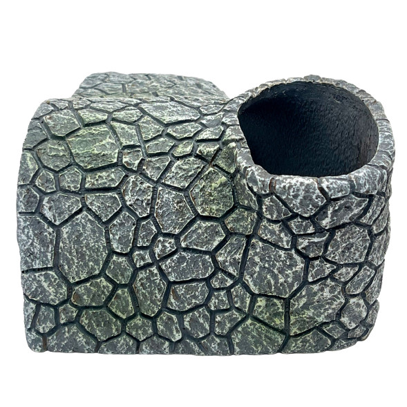 Декорация Hobby Cracked Rock Cave 2 19x14x8см для аквариума и террариума (41793)