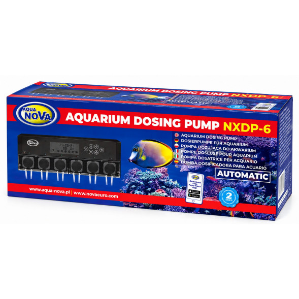 Дозатор удобрений шестиканальный Aqua Nova 6x50 мл/мин (NXDP-6)