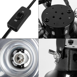 Светильник глубокий рефлекторный Repti-Zoo Multi Deep Dome 100W (RL15D)