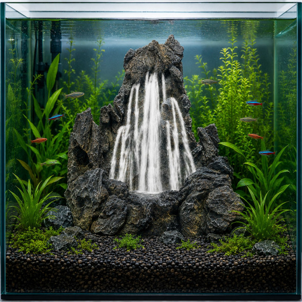 Декорация Hobby Sandfall 25,5×20×26,5 см – подводный песчаный водопад для аквариума (41796)
