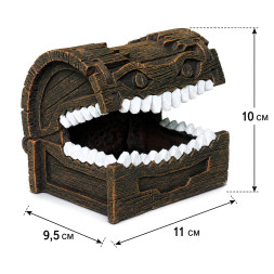 Декорація Hobby The Chest 11×9,5×10 см - укриття для риб і креветок в акваріум (41810)
