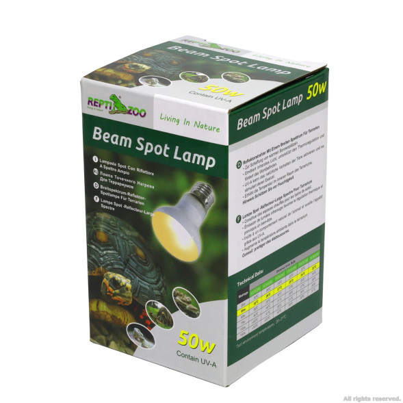 Лампа точкового нагріву Repti-Zoo Beam Spot 50W (BS63050)