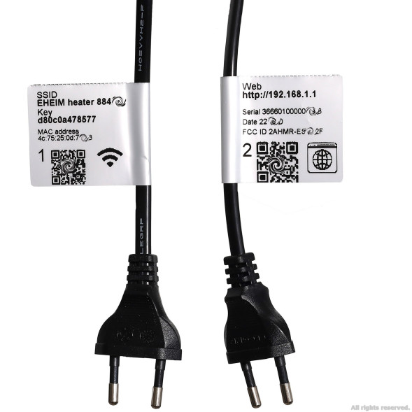 Нагрівач EHEIM thermocontrol+ e 300W Wi-Fi від 600л. до 1000л. (3669010)