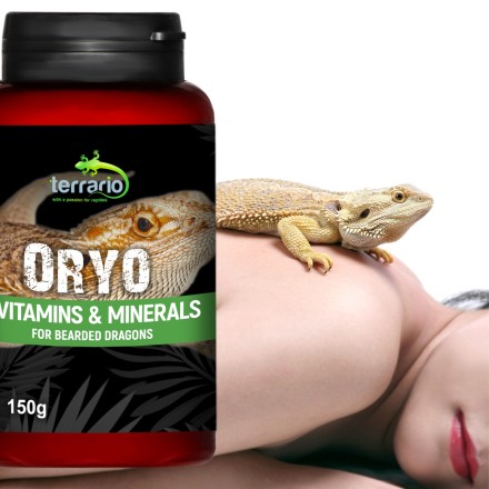 Вітаміни для бородатої агами Terrario ORYO for Bearded Dragons 150г.