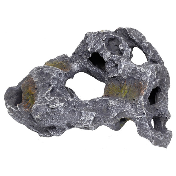 Декорація камінь з отворами Hobby Cavity Stone dark 3 18x14x28см (40147)