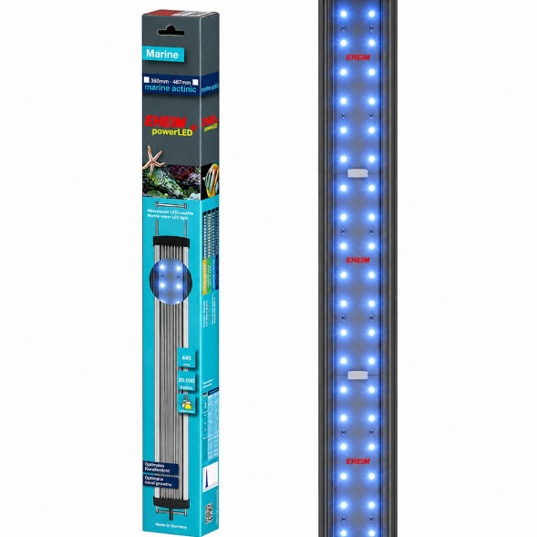 Світильник EHEIM powerLED+ marine actinic 487 для акваріума 499-667мм, 13W (4252041) - актинічне освітлення для рифових акваріумів