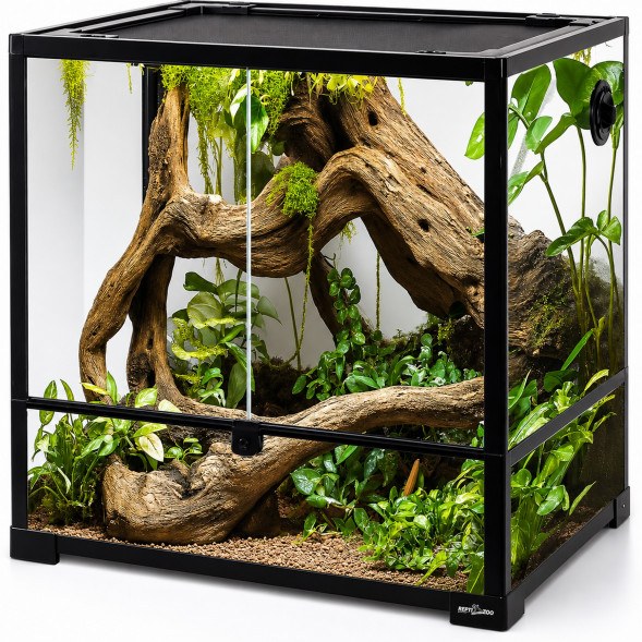 Террариум Repti-Zoo 60x45x60см со стеклянной дверцей, замком и водостойким дном (RK0111)