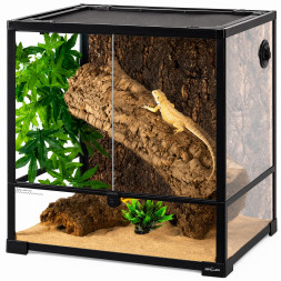 Террариум Repti-Zoo 60x45x60см со стеклянной дверцей, замком и водостойким дном (RK0111)