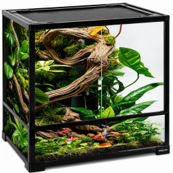 Террариум Repti-Zoo 60x45x60см со стеклянной дверцей, замком и водостойким дном (RK0111)