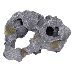Декорація камінь з отворами Hobby Cavity Stone dark 4 21x18x28см (40148)