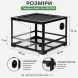 Террариум Repti-Zoo 45x45x32см со стеклянной дверцей, замком и водостойким дном (RK0116S)