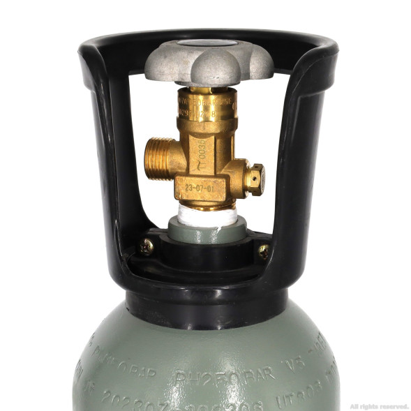 Балон CO2 з плоским дном Aqua Nova , метал, 8л. (NCO2-8L-GRAY)