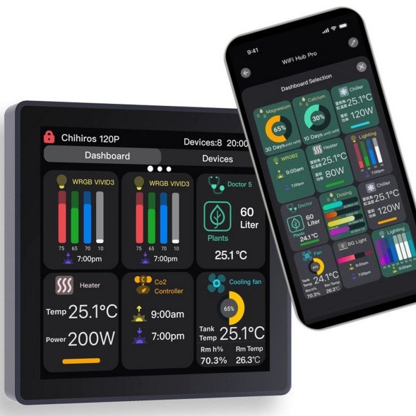 Інтелектуальний WiFi-хаб Chihiros WiFi Hub Pro для керування акваріумною технікою
