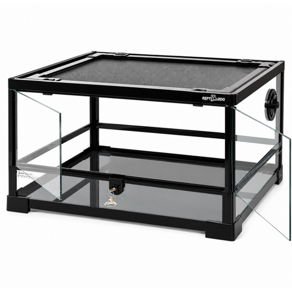 Тераріум Repti-Zoo 60x45x32см зі скляними дверцятами, замком та водостійким дном (RK0117)