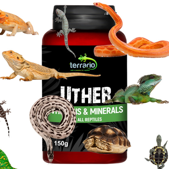 Вітаміни для рептилій і земноводних Terrario UTHER for Reptiles 150г