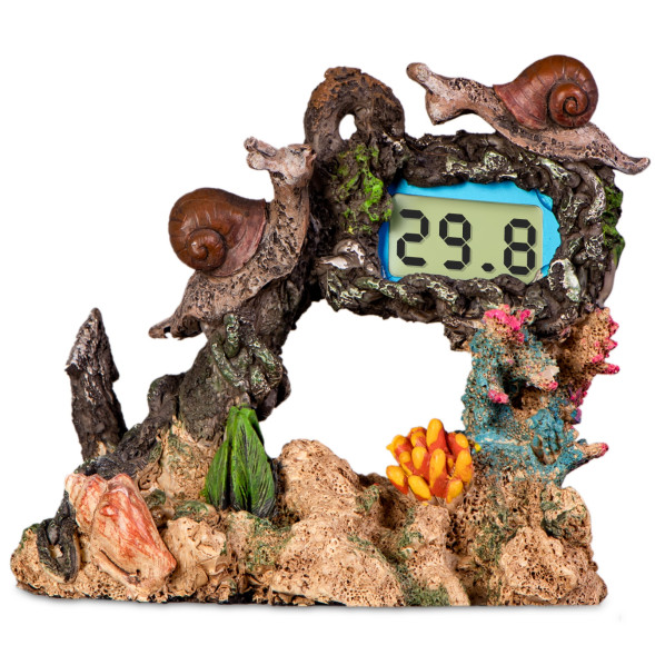 Декорація Yusee Aquarium Decor Thermometer з термометром LCD 14X6X11см (ys201030)