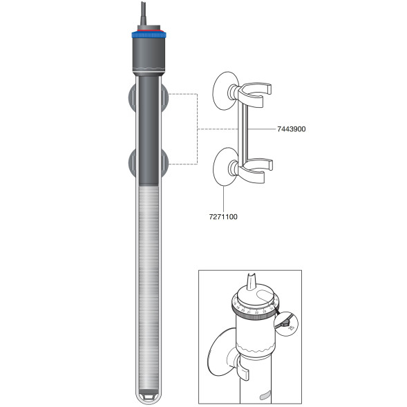 Нагрівач для акваріуму Eheim thermocontrol 100W (3614010)