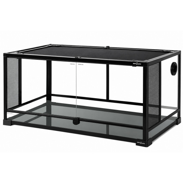 Тераріум Repti-Zoo 90x45x45см зі скляними дверцятами, замком та водостійким дном (RK0119)