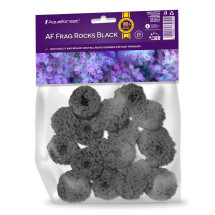 Плашки для посадки кораллов Aquaforest Frag Rocks Black 24 шт - пористые, черные, для морского аквариума