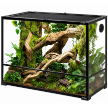 Террариум Repti-Zoo 90x45x60см со стеклянными дверцами, замком и водостойким дном (RK0120)