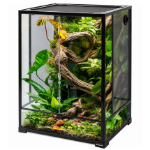 Террариум Repti-Zoo 60x45x90см со стеклянными дверцами, замком и водостойким дном (RK0124N)